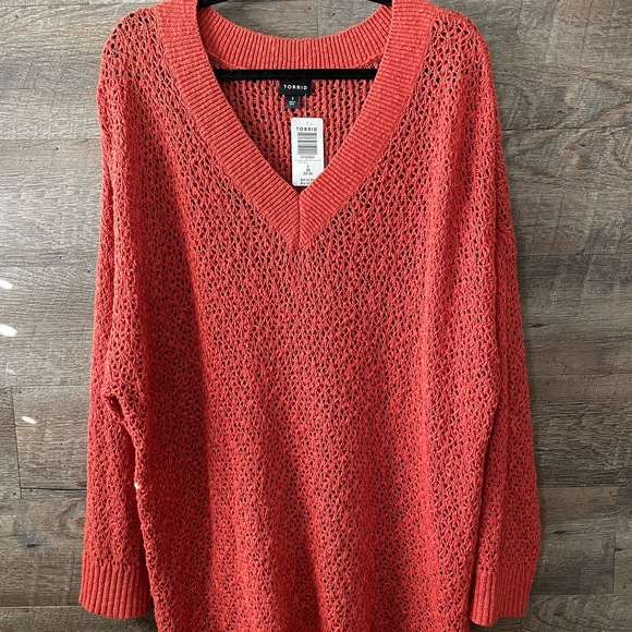 NWT Torrid Open Knit Sweater size 3 - Picture 1 of 3